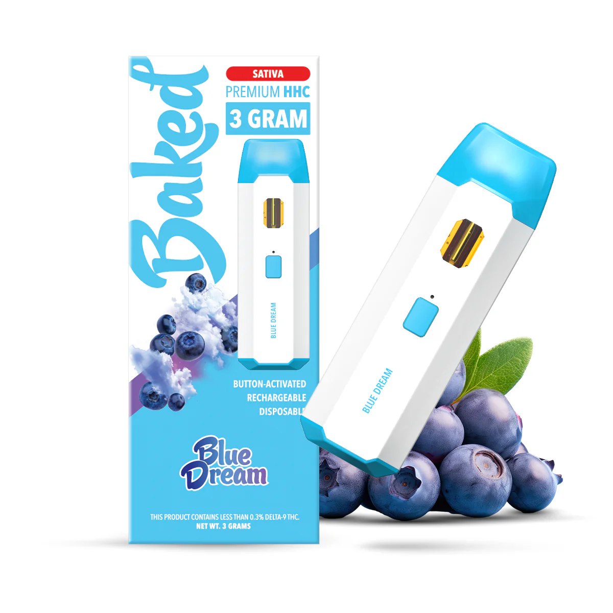 3 Gr - HHC Vape Kalem Yaban Mersini (Sativa)