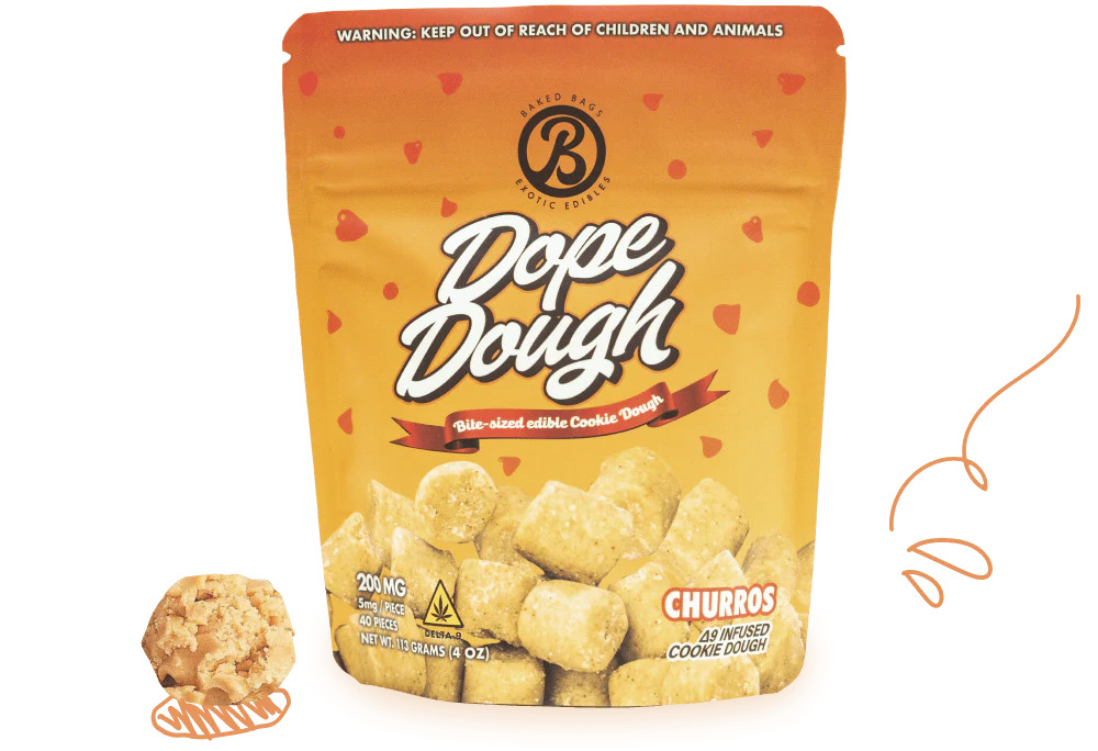 DOPE DOUGH -  DOPE DOUGH 40'Lı Churros Kurabiye Hamuru Edibles