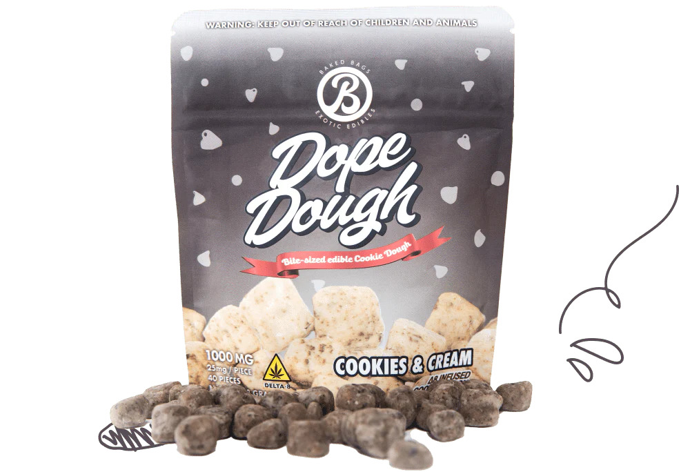 DOPE DOUGH - DOPE DOUGH 40'Lı Kurabiye ve Kremalı Kurabiye Hamuru Mantar Edibles